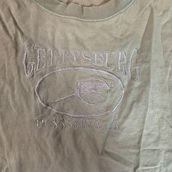 Vintage Santee HVYWT 100% Cotton Embroidered Hunting Graphic Tee Made in USA - Picture 3 of 6
